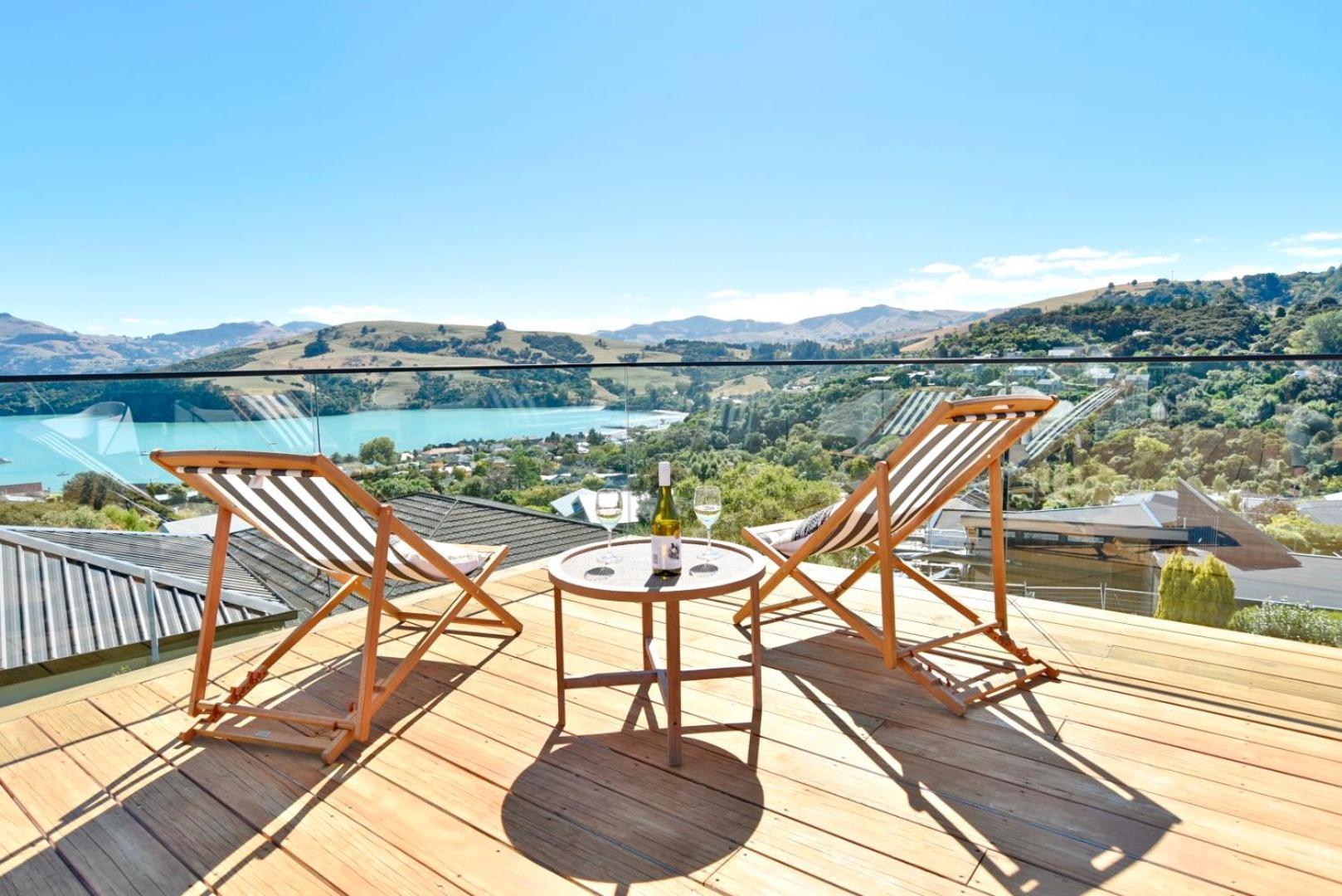 Akaroa Harbour View - Christchurch Holiday Homes Dış mekan fotoğraf