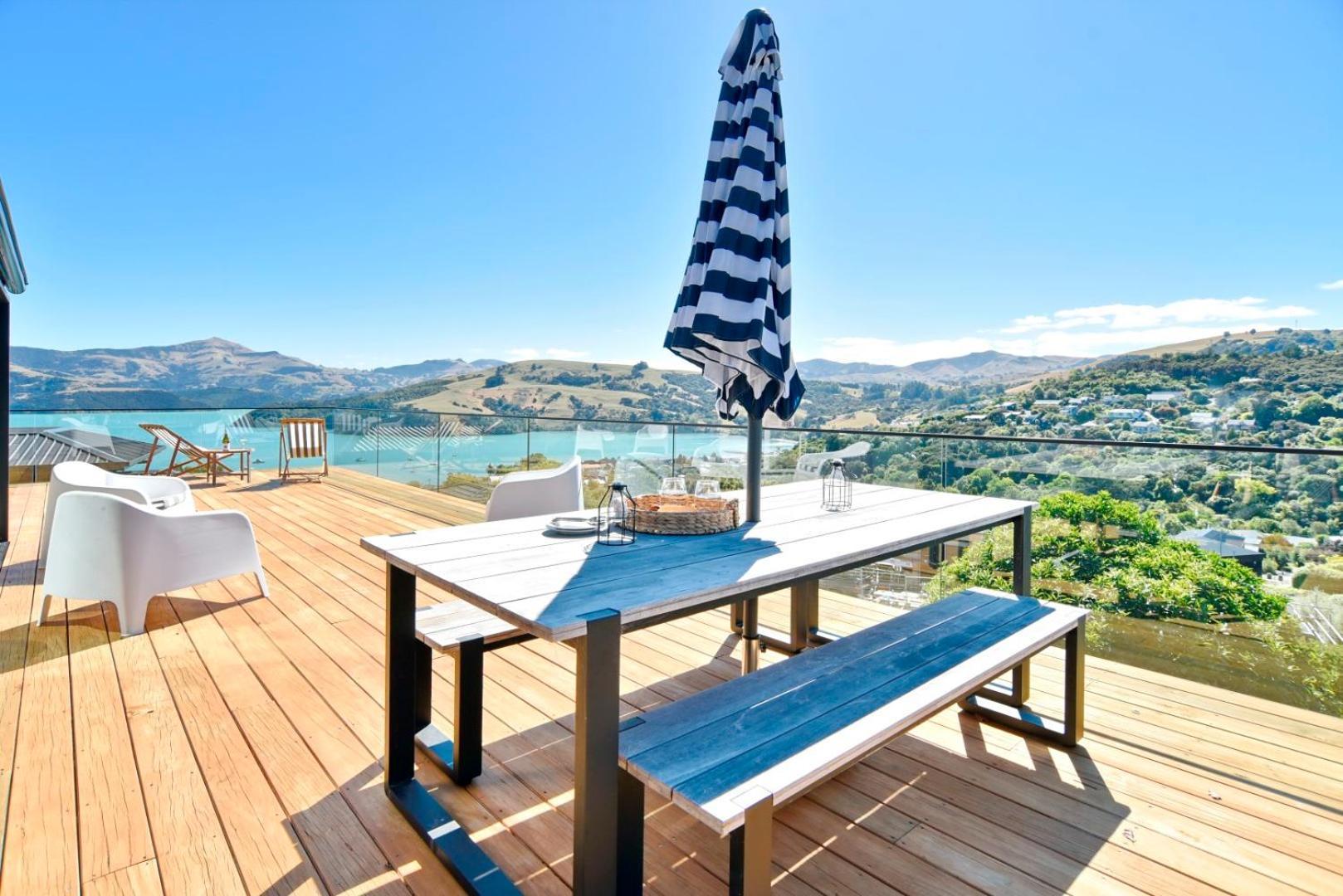 Akaroa Harbour View - Christchurch Holiday Homes Dış mekan fotoğraf
