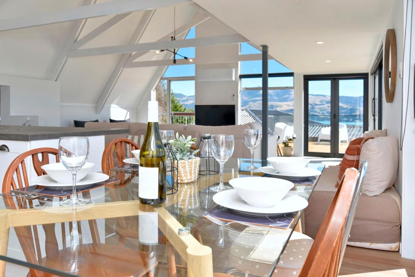 Akaroa Harbour View - Christchurch Holiday Homes Dış mekan fotoğraf
